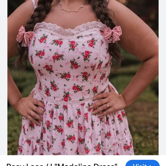 JessaKae The Madeline Romantic Floral Maxi Tiered Vintage Charm Sundress Size XL - Picture 2 of 15